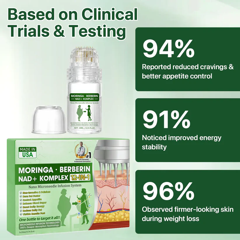 ใ๐๐๐๐ข๐๐ข๐๐ฅ ๐๐ ๐๐ญ๐จ๐ซ๐ใ โ๏ธ OUR+ยฎ Nano Microneedle Infusion System๐ฌ โ Moringa ยท Berberine + NAD+ 12-in-1 Metabolic Complex (300% Deeper Absorption, Once Daily, Visible Changes in 7 Days)