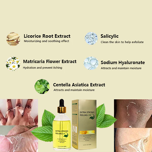 OUR+ Yellow Peeling Oil: Gentle Body Hyperpigmentation Treatment | Fade Dark Spots in 2 Weeks