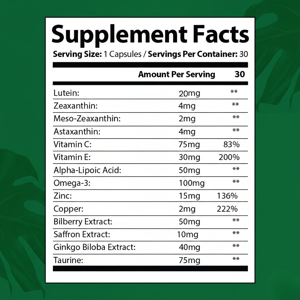 OUR+ 14-in-1 Advanced Eye Formula