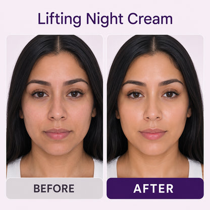 3D Lifting Cream 1.7 fl oz | Advanced Korean Facial Night Cream with 17-Peptide Complex & Probioderm for Wrinkles on Face and Neck, Butter-Rich Texture for Perfect Slugging