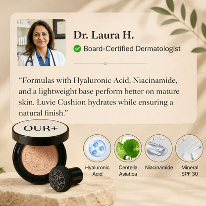 OUR+ Glow Foundation Cushion