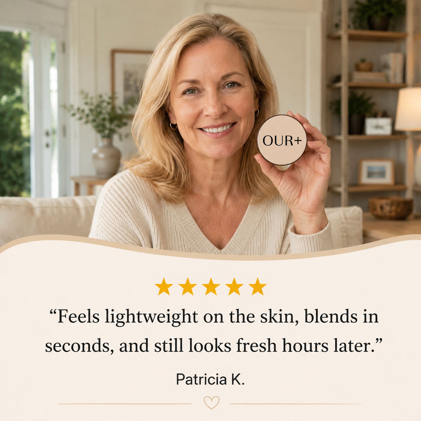 OUR+ Glow Foundation Cushion