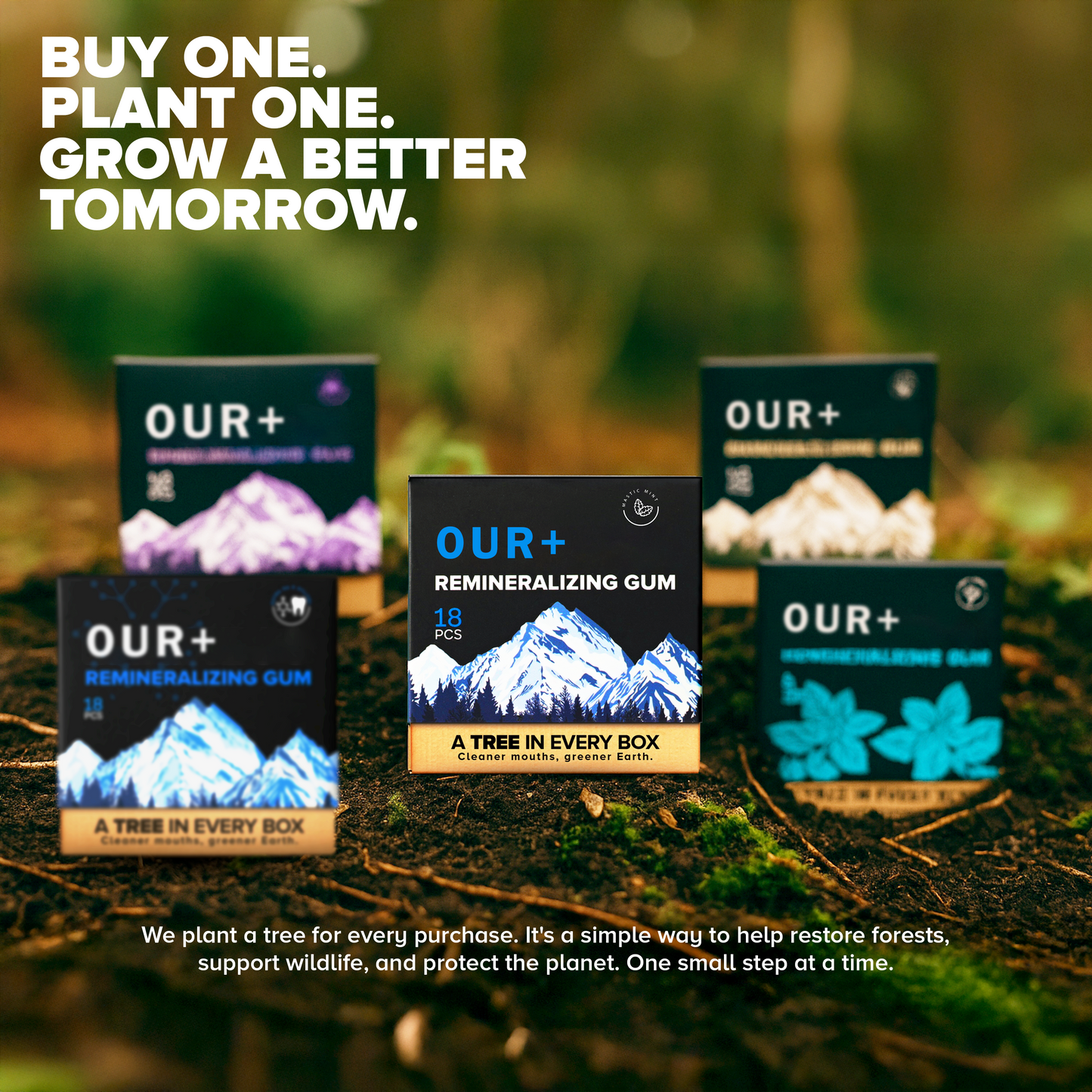 OUR+ Remineralizing Gum
