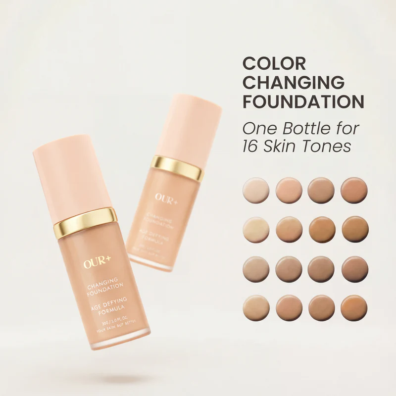 Changing Foundation-4-in-1 (Get Free Brush)