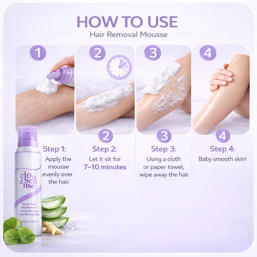 OUR+ Hair Removal Mousse