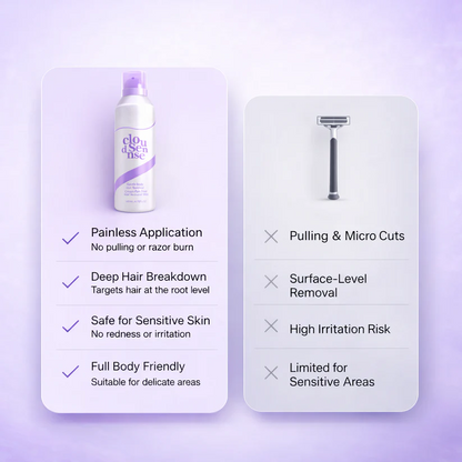 OUR+ Hair Removal Mousse