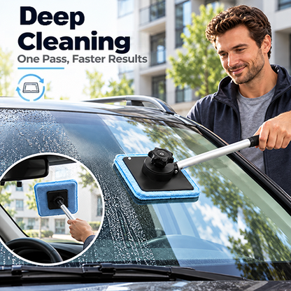 Dual Magnetic Car Windshield Cleaner | Streak-Free Auto Glass Cleaning Kit⭐