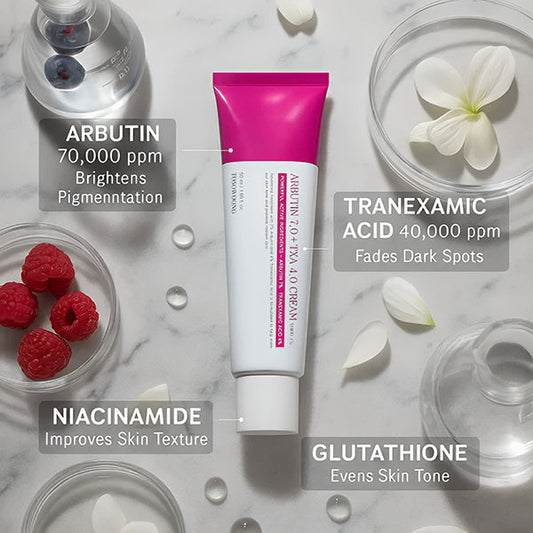 Revive Cream: Arbutin 7% + Traneaxamic Acid 4%
