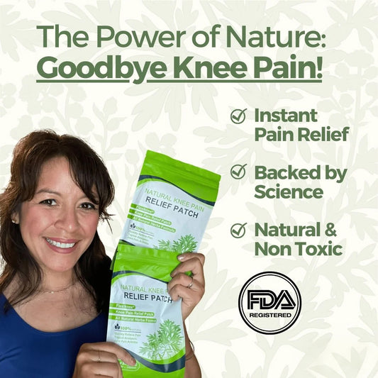 OUR+™️ - Natural Knee Pain Patches.