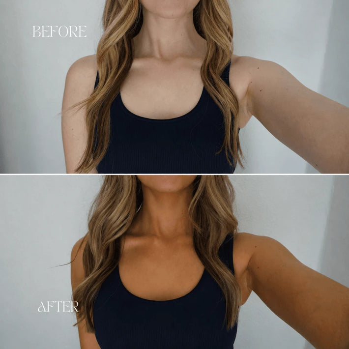 Sarah R. tanning result