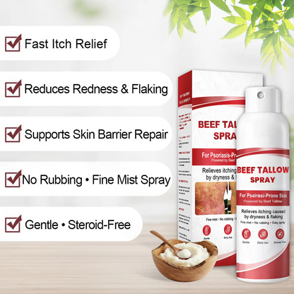 OUR+™ Beef Tallow Spray for Itchy, Flaky Psoriasis Skin