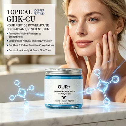 Whipped Tallow Honey Balm with Methylene Blue