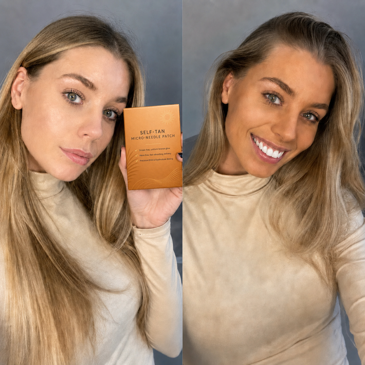 Sophie Klein tanning result