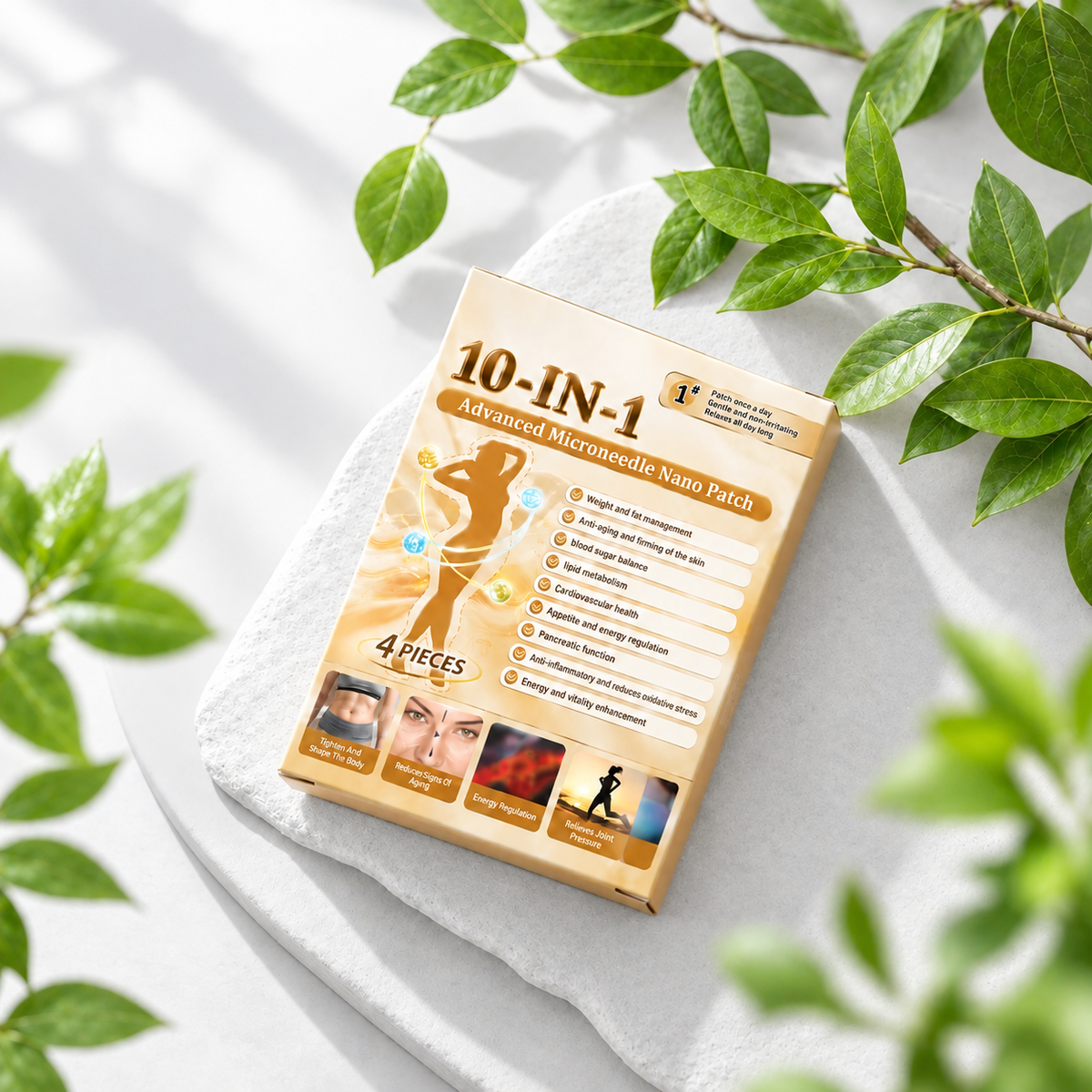 𝑁𝑎𝑛𝑜 𝘔𝘪𝘤𝘳𝘰𝘯𝘦𝘦𝘥𝘭𝘦 10-in-1 Microneedle Wellness Patch