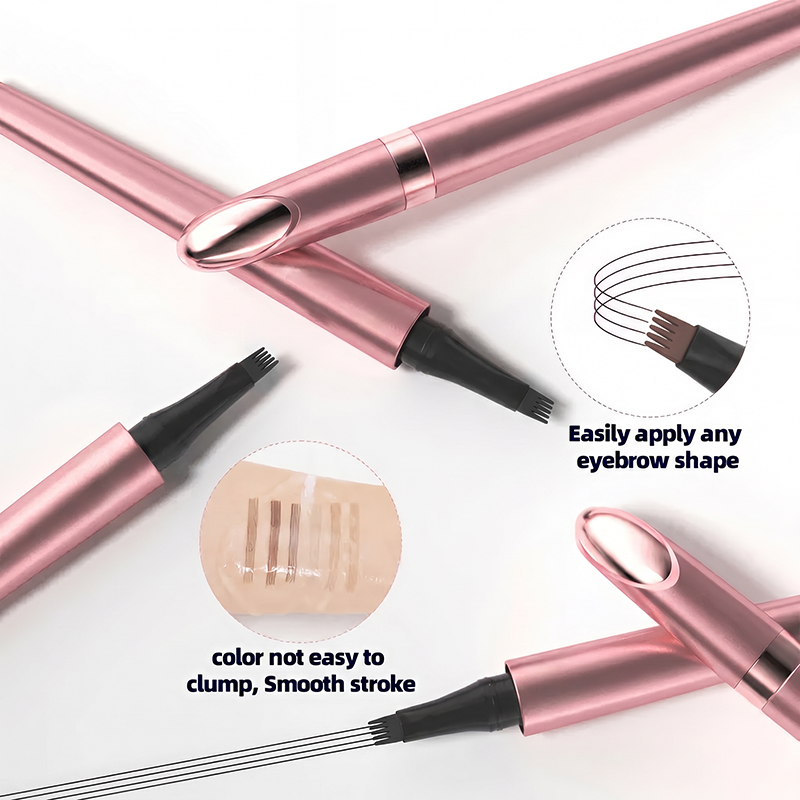 Long Lasting Waterproof Micro Fork Brow Pen