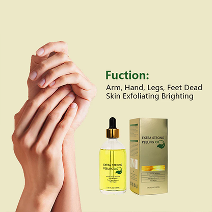 OUR+ Yellow Peeling Oil: Gentle Body Hyperpigmentation Treatment | Fade Dark Spots in 2 Weeks