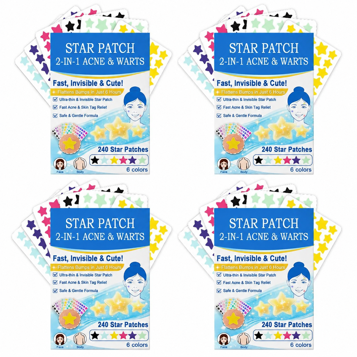 4 Packs(960ct)- Deluxe Bundle