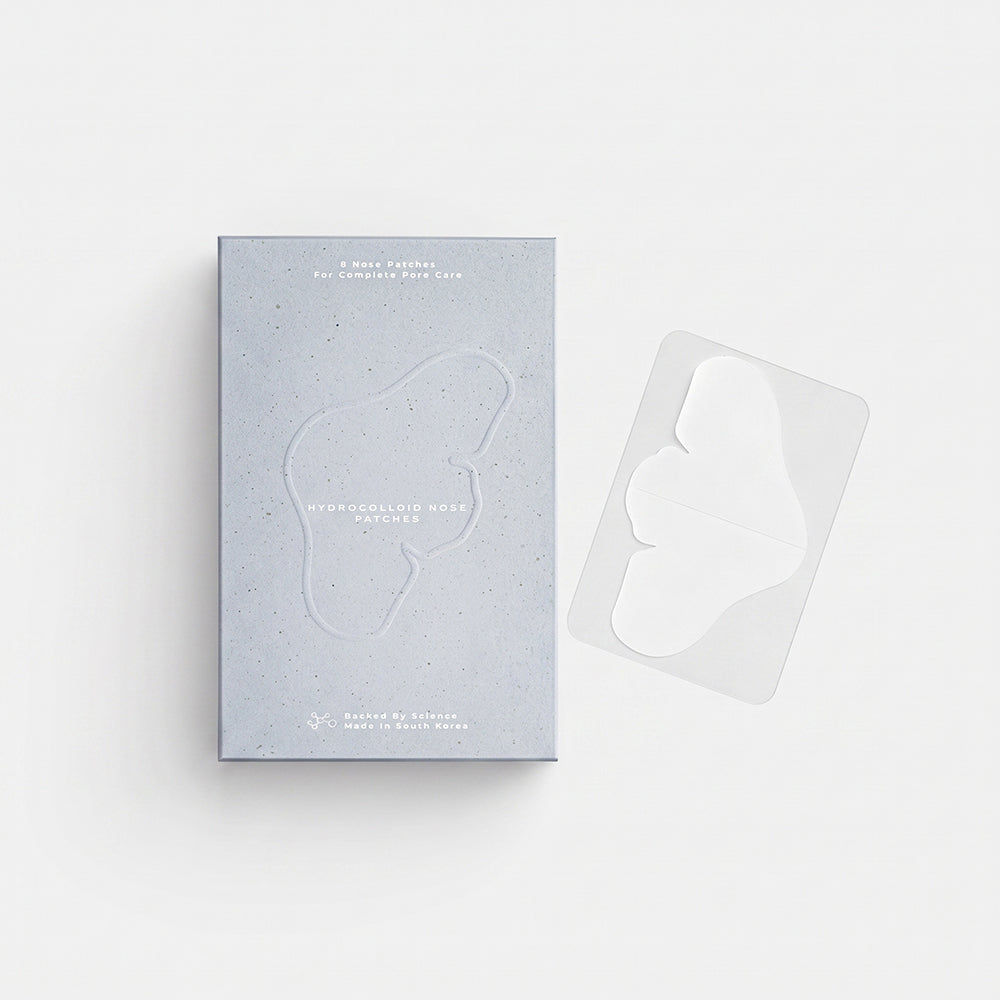 Hydrocolloid nose patch skincare routine