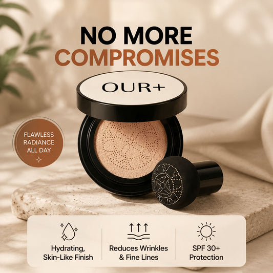 OUR+ Glow Foundation Cushion