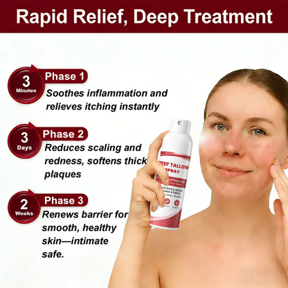 OUR+™ Beef Tallow Spray for Itchy, Flaky Psoriasis Skin