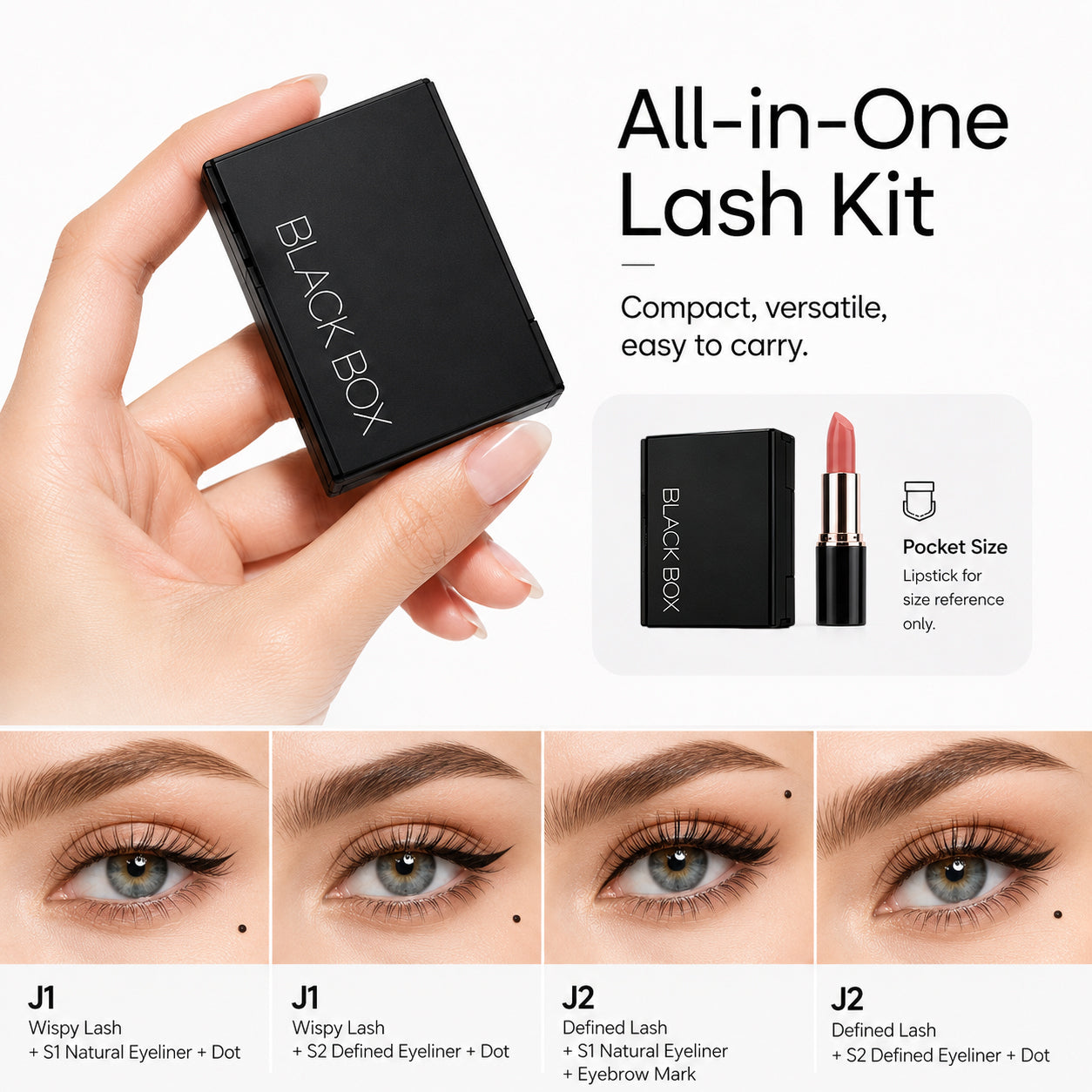 BLACK BOX 3-in-1 Lower Lash & Eyeliner Stamp Kit
