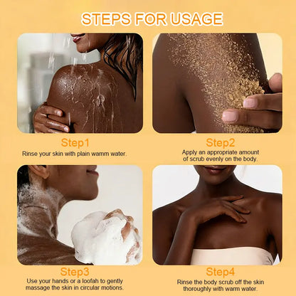 Turmeric Nourishing Scrub – Infused with natural turmeric extract and moisturizing ingredients