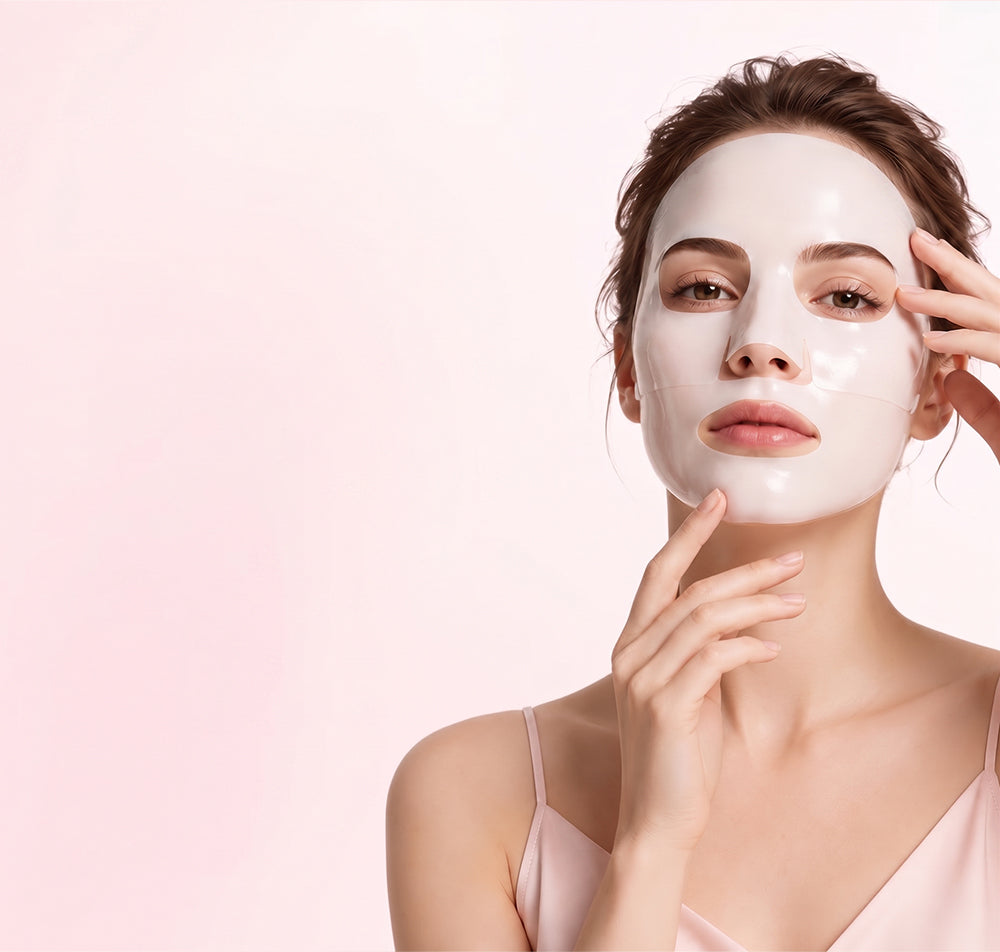 Dryscent hydrogel face mask