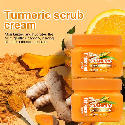 Turmeric Nourishing Scrub – Infused with natural turmeric extract and moisturizing ingredients