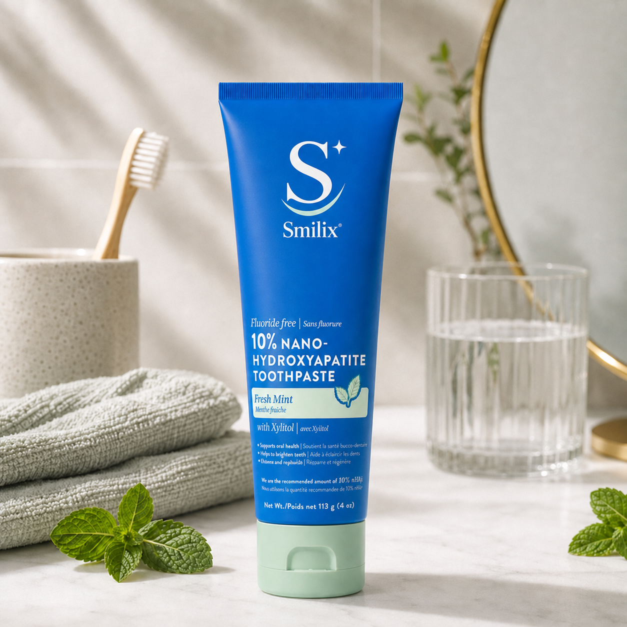 Fluoride Free Nano Hydroxyapatite Toothpaste with Fresh Mint