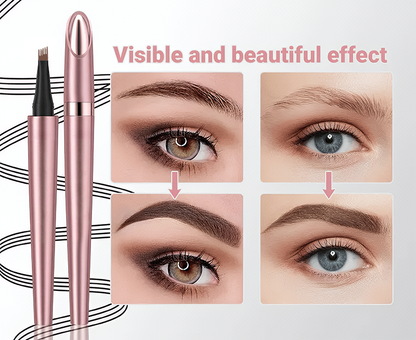 Long Lasting Waterproof Micro Fork Brow Pen