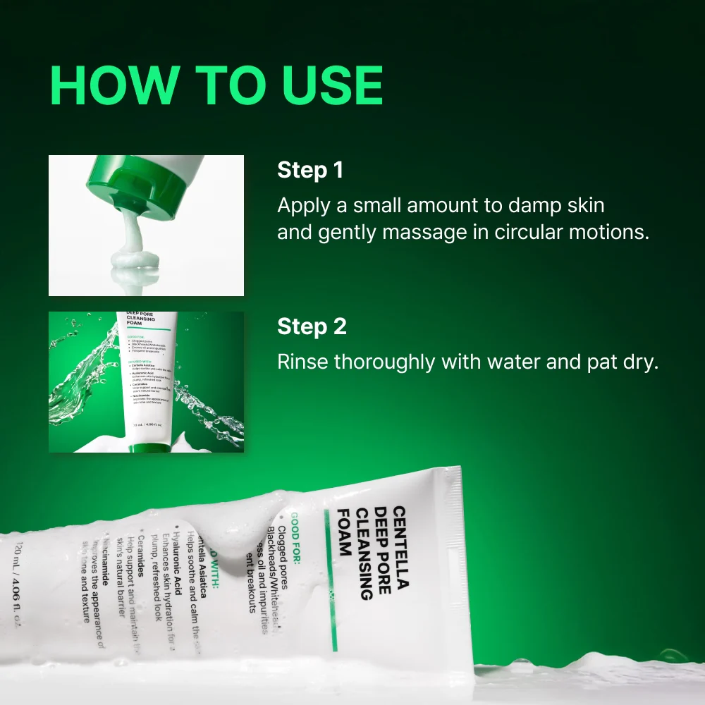 Centella Deep Pore Cleansing Foam