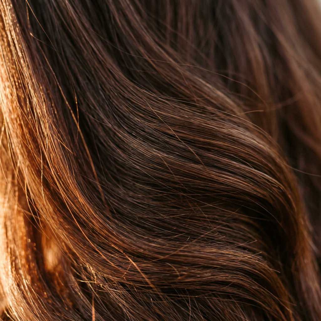 tryourplus Dark Brown shade — warm chocolate and chestnut tones