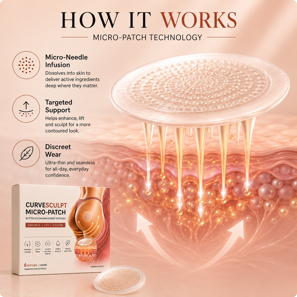 Tryourplus™ Micro-Patch Firm • Smooth • Sculpt Curves