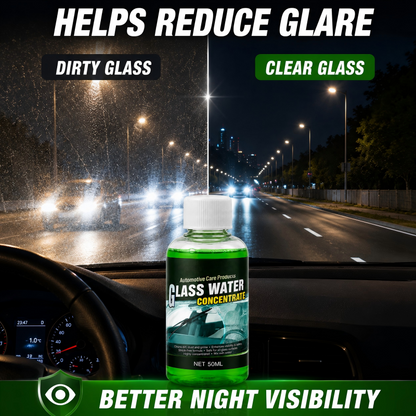 🥳2026 HOT SALE💧✨Glass Concentrate – 10ml makes 1L, cuts bugs & grime, streak-free.🚗💪