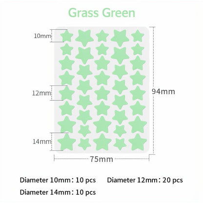 2-in-1 Microneedle & Hydrocolloid Star Patch 🌟 | Acne, Blackheads, Skin Tags & Raised Blemishes Remover 💫 | 6 Colors Pimple Patch for Face & Neck 🌸 | Invisible Star Zit Stickers ✨